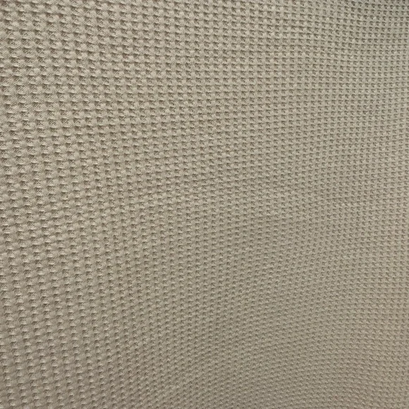 CARLY JEAN LOS ANGELES CJLA IVORY CREAM WAFFLE KNIT TOP - Picture 3 of 6